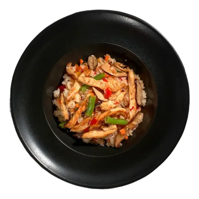 Orez cu carne de pui