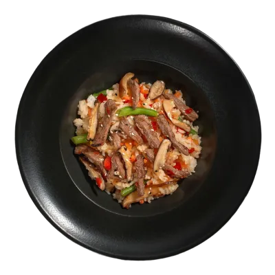 Orez cu carne de vită