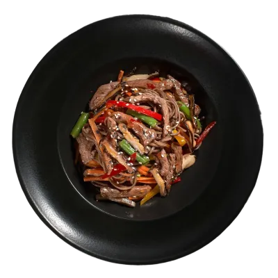 Soba cu carne de vită